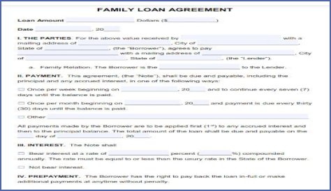 How do I report interest on a family loan?