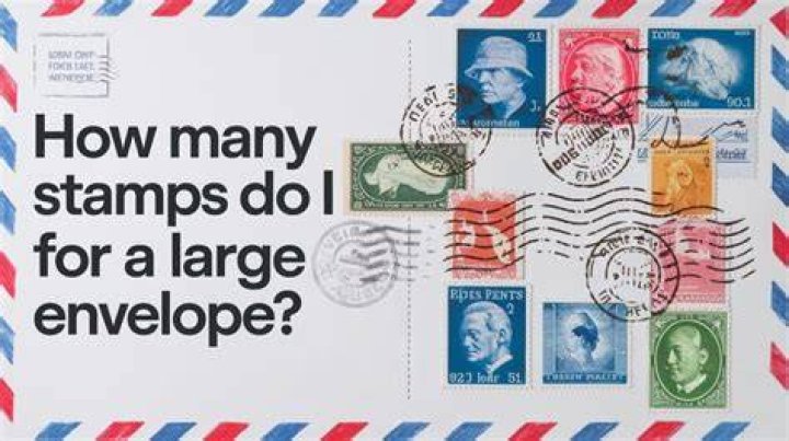 Can I put two stamps on a large letter UK