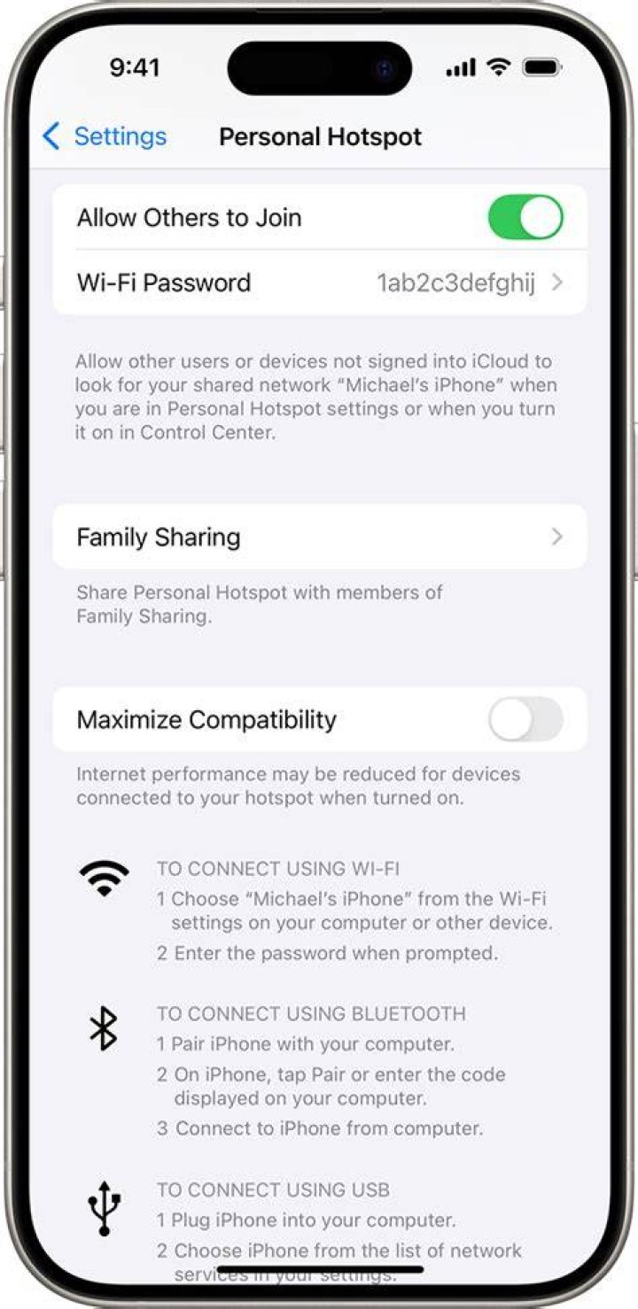Can I use my own hotspot on my iPhone