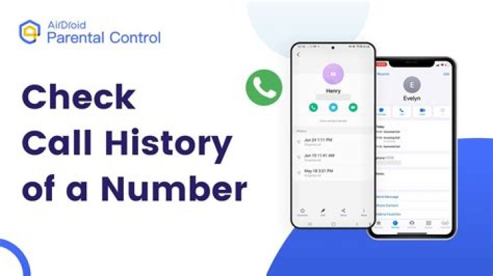 How can I get call history of my number