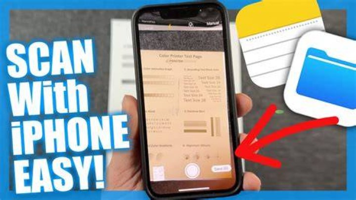 How do I scan a document with my iPhone 6