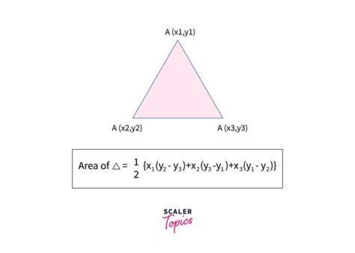 How do you find the area of a triangle in C
