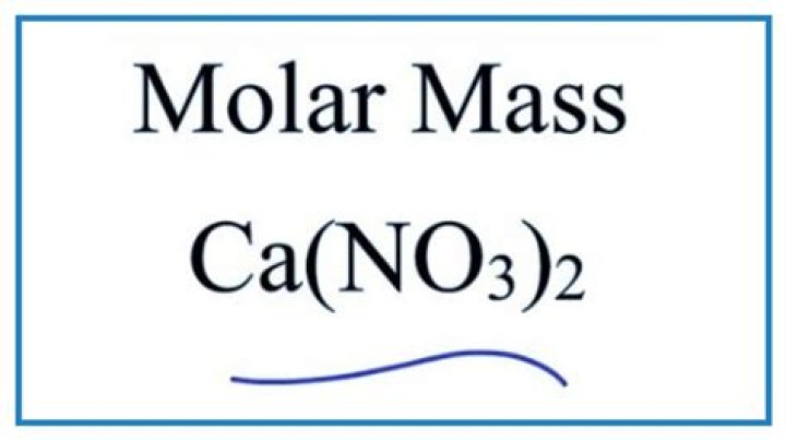 How do you find the molar mass of Ca NO3 2