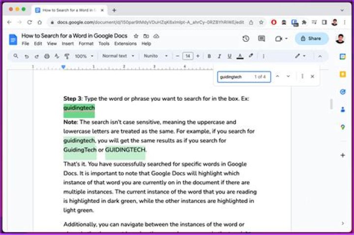 How do you highlight multiple words in Google Docs