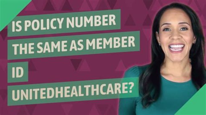 Is the policy number the same as the ID number