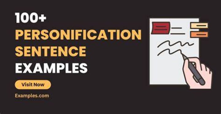 What are the 10 examples of personification
