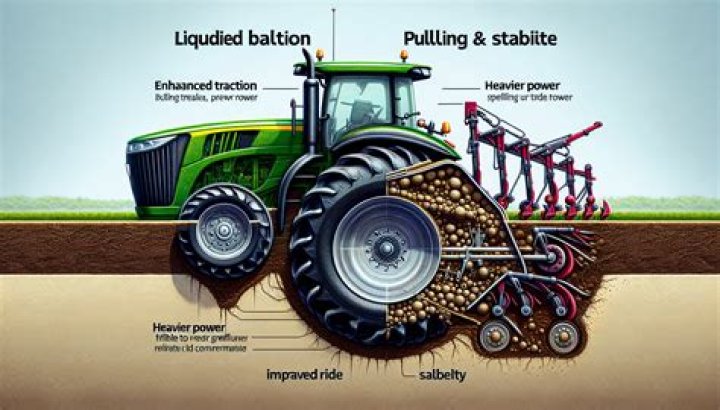 What can I use as a tractor tire ballast