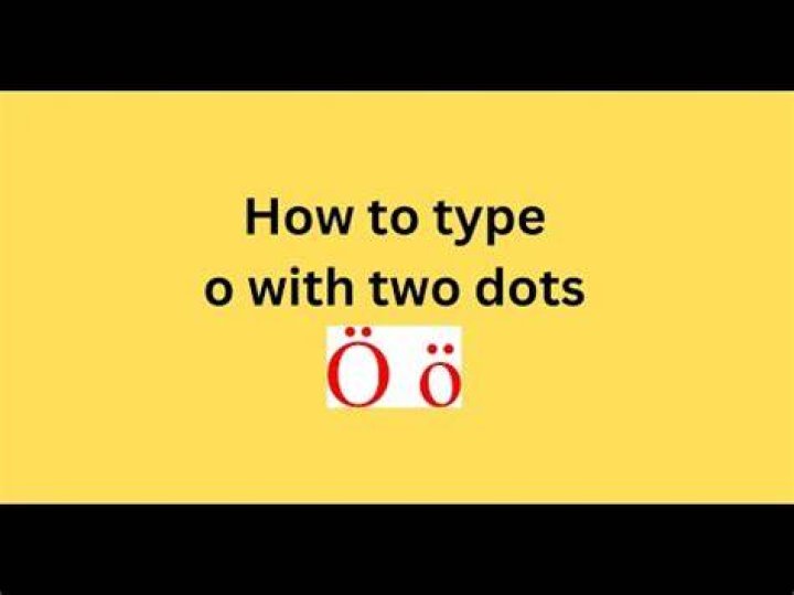 What does a with two dots over it mean