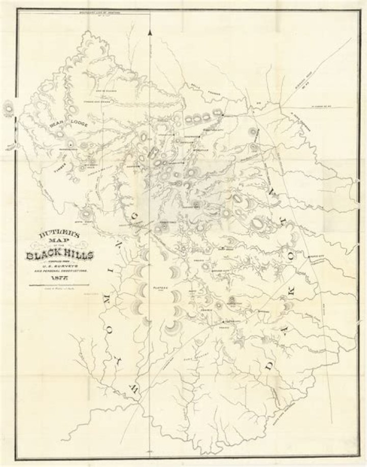What happened in the Black Hills in 1874