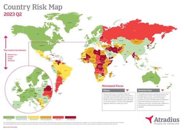 What is country risk in international business