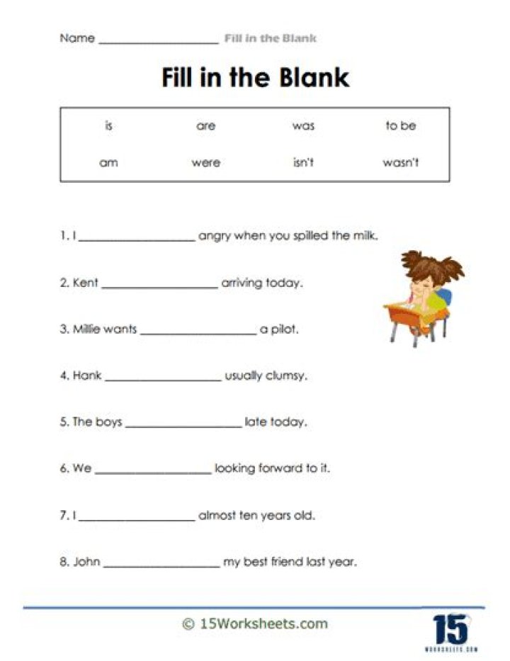 What is fill in the blank questions