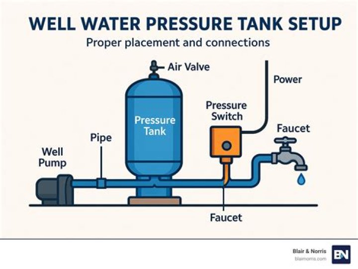 What is the purpose of a well pressure tank