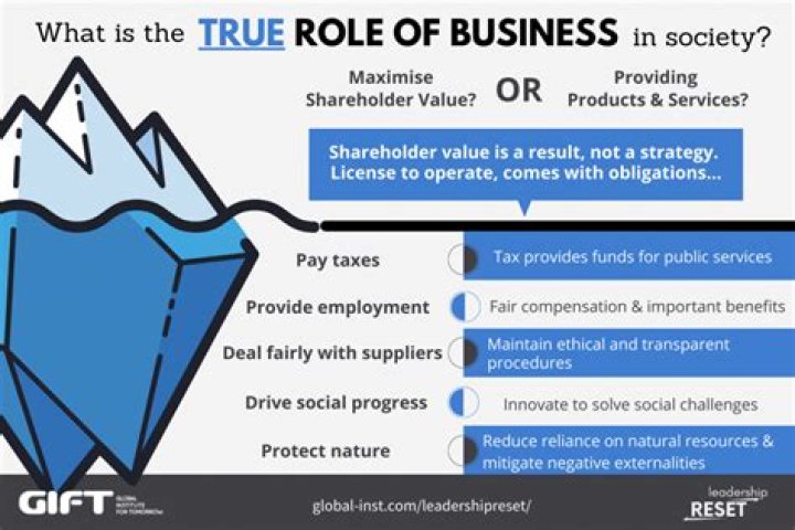 What is the role of business in society
