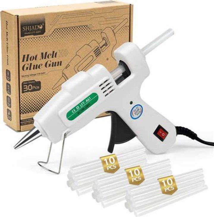 What materials can you use a hot glue gun on