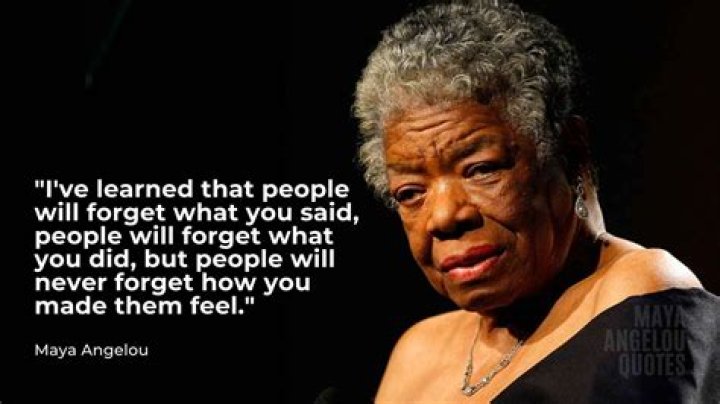 What type of person was Maya Angelou
