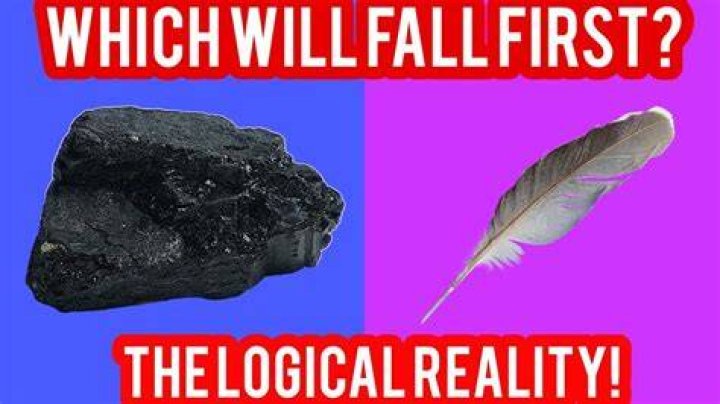 WHich is heavier 1kg of feathers or 1kg of rocks