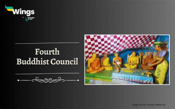 Who presided over the Fourth Buddhist Council
