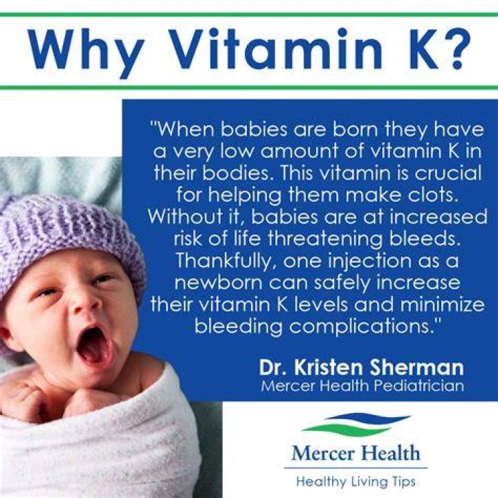 Why is vitamin K given to the newborn